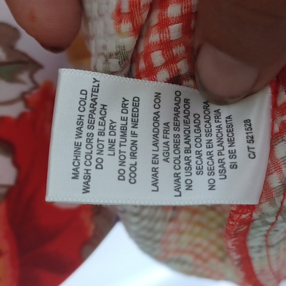 Danny & Nicole Floral A-Line Dress.  SZ 16, NWT, 22" PTP, 39" Long - Picture 9 of 9